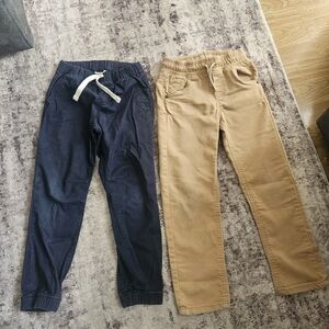 Cat & Jack Navy and Tan Kids Joggers